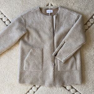 Elizabeth and James Sherpa shearling coat